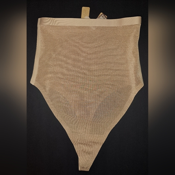 💕SKIMS High Waist Power Mesh Sheer Sculpt Shaper Thong Shaping Nude SIENNA S - Picture 5 of 11